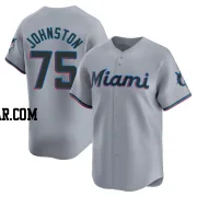 Troy Johnston Youth Miami Marlins Gray Limited Road Jersey