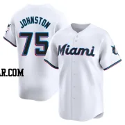 Troy Johnston Youth Miami Marlins White Limited Home Jersey