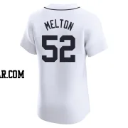 Troy Melton Men's Detroit Tigers White Elite Home Jersey