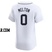 Troy Melton Men's Detroit Tigers White Elite Home Jersey