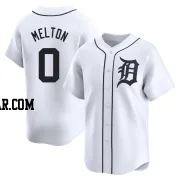 Troy Melton Men's Detroit Tigers White Limited Home Jersey