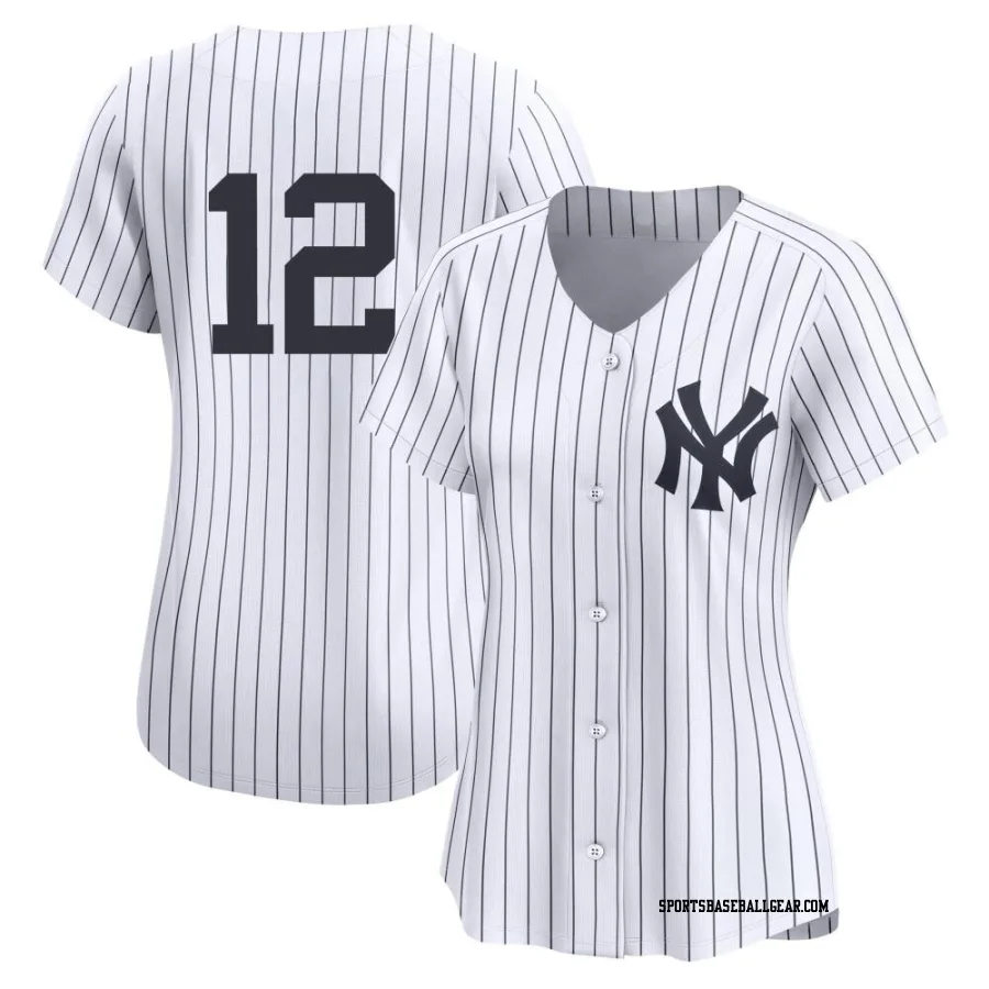 Troy Tulowitzki Women's New York Yankees White Limited Yankee Home 2nd Jersey