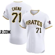 Tsung-Che Cheng Men's Pittsburgh Pirates White Elite Home Jersey