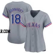 Tucker Barnhart Women's Texas Rangers Gray Limited Away Jersey