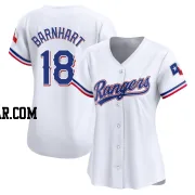 Tucker Barnhart Women's Texas Rangers White Limited Home Jersey