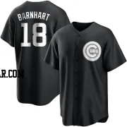 Tucker Barnhart Youth Chicago Cubs Black/White Replica Jersey