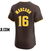 Tucupita Marcano Men's San Diego Padres Brown Elite Road Vapor Premier Jersey
