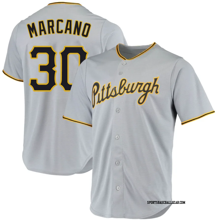 Tucupita Marcano Youth Pittsburgh Pirates Gray Replica Road Jersey
