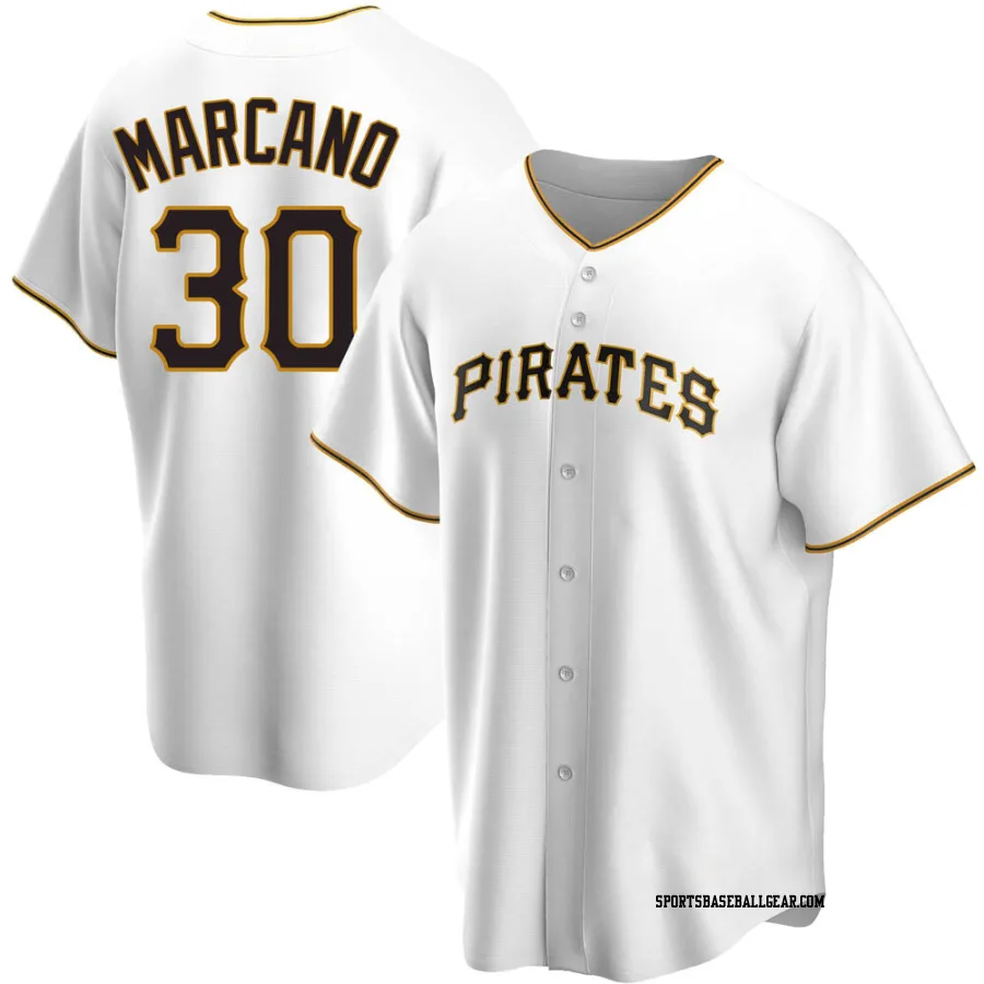 Tucupita Marcano Youth Pittsburgh Pirates White Replica Home Jersey
