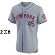 Tug McGraw Men's New York Mets Gray Elite Road Jersey