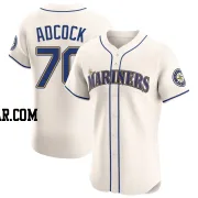 Ty Adcock Men's Seattle Mariners Cream Elite Alternate Jersey