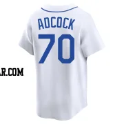 Ty Adcock Men's Seattle Mariners White Limited Throwback Cooperstown Collection Jersey