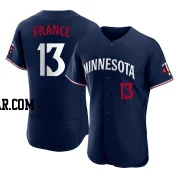 Ty France Men's Minnesota Twins Navy Authentic Alternate Jersey
