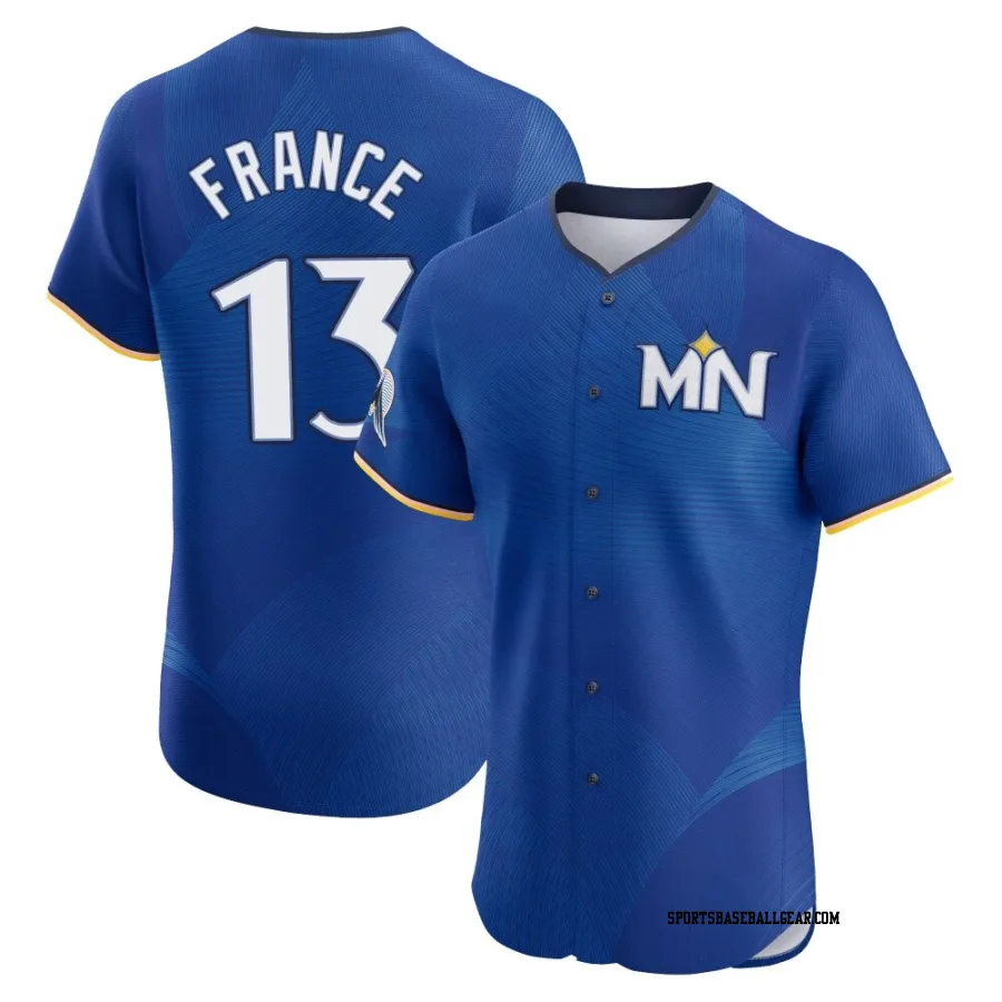 Ty France Men's Minnesota Twins Royal Elite 2024 City Connect Jersey