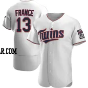 Ty France Men's Minnesota Twins White Authentic Home Jersey