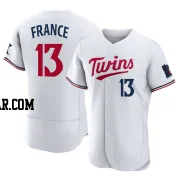 Ty France Men's Minnesota Twins White Authentic Home Jersey