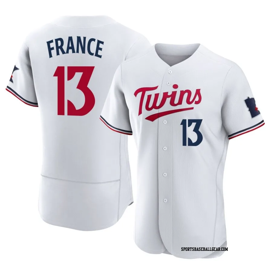 Ty France Men's Minnesota Twins White Authentic Home Jersey