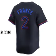 Ty France Men's Toronto Blue Jays Black Limited 2024 City Connect Jersey