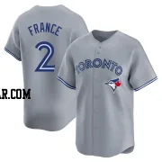 Ty France Men's Toronto Blue Jays Gray Limited Away Jersey