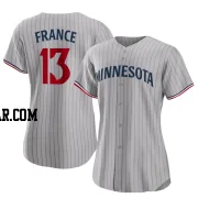 Ty France Women's Minnesota Twins Gray Authentic Road Jersey