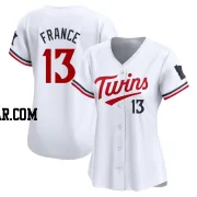 Ty France Women's Minnesota Twins White Limited Home Jersey