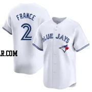 Ty France Youth Toronto Blue Jays White Limited Home Jersey