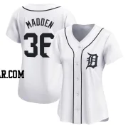 Ty Madden Women's Detroit Tigers White Limited Home Jersey