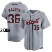 Ty Madden Youth Detroit Tigers Gray Limited Road Jersey