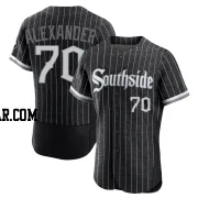 Tyler Alexander Men's Chicago White Sox Black Authentic 2021 City Connect Jersey