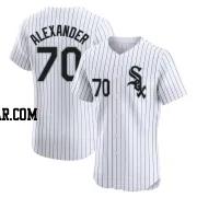 Tyler Alexander Men's Chicago White Sox White Elite Home Jersey
