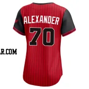 Tyler Alexander Women's Chicago White Sox Red/Black Limited 2025 City Connect Jersey