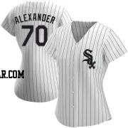 Tyler Alexander Women's Chicago White Sox White Replica Home Jersey