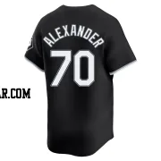 Tyler Alexander Youth Chicago White Sox Black Limited Alternate Jersey