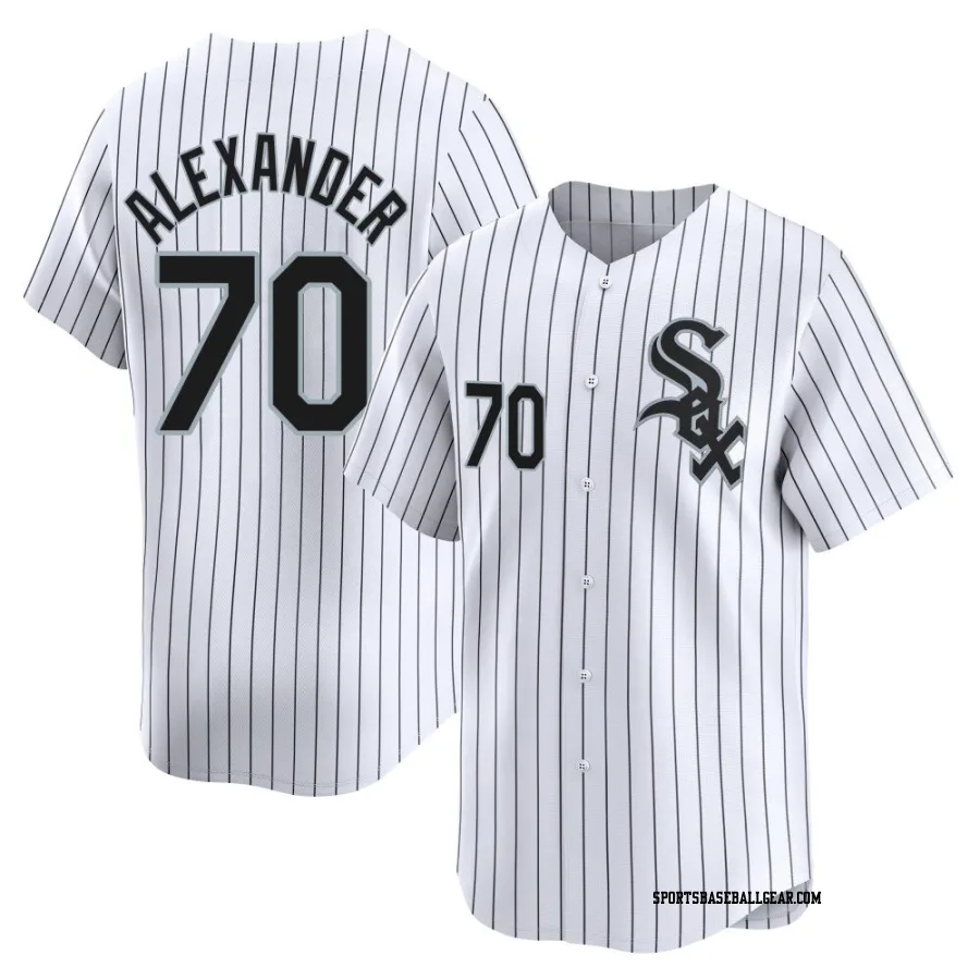 Tyler Alexander Youth Chicago White Sox White Limited Home Jersey