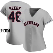 Tyler Beede Women's Cleveland Guardians Gray Replica Road Jersey