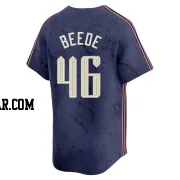 Tyler Beede Youth Cleveland Guardians Navy Limited 2024 City Connect Jersey