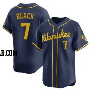 Tyler Black Men's Milwaukee Brewers Navy Limited Alternate Jersey