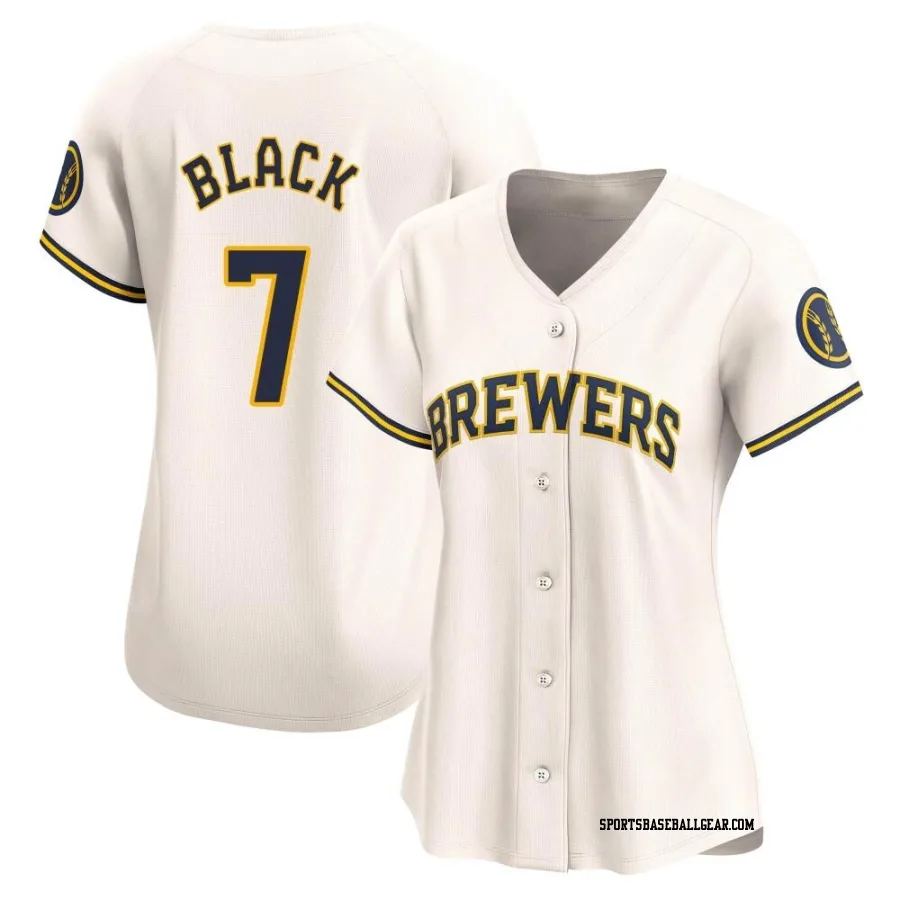 Tyler Black Women's Milwaukee Brewers Cream Limited Home Jersey