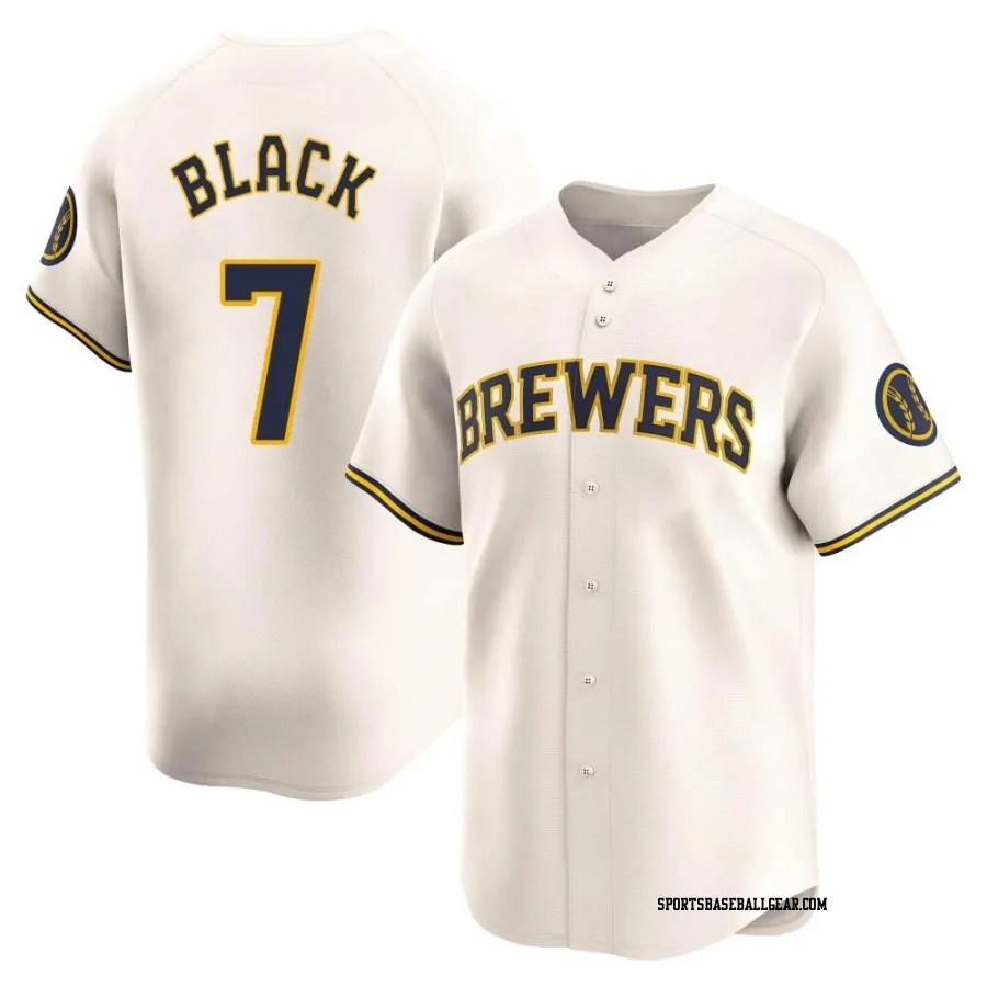 Tyler Black Youth Milwaukee Brewers Cream Limited Home Jersey
