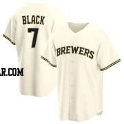 Tyler Black Youth Milwaukee Brewers Cream Replica Home Jersey