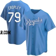 Tyler Cropley Men's Kansas City Royals Light Blue Replica Alternate Jersey