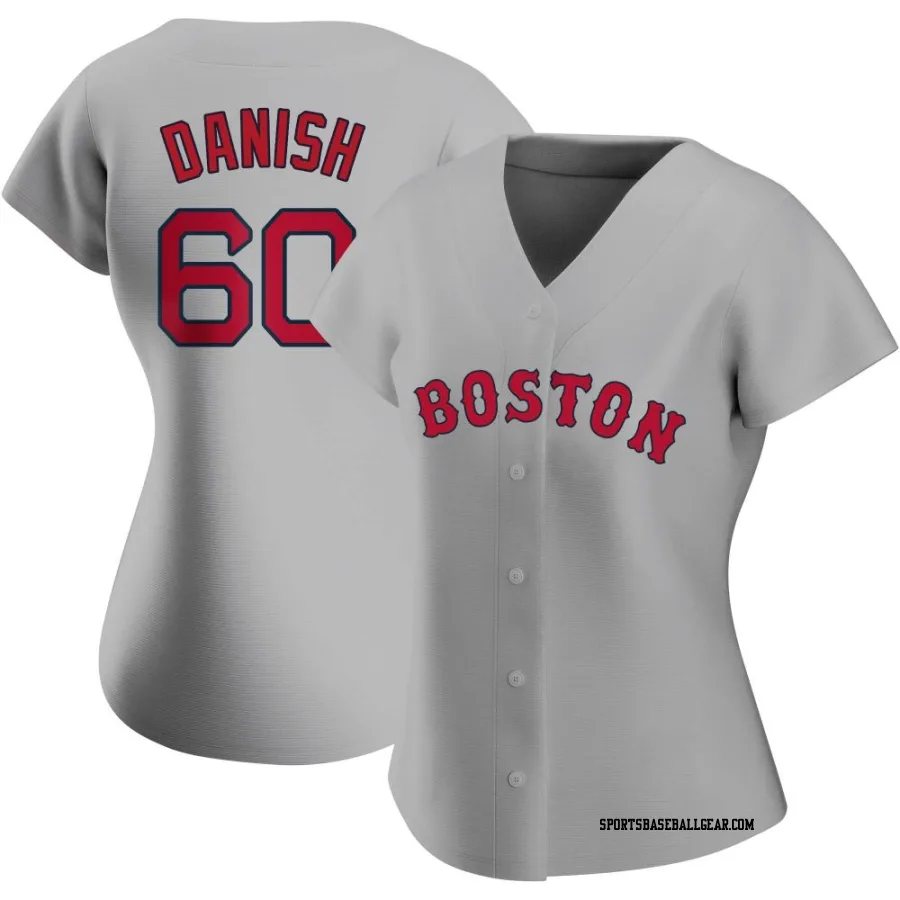 Tyler Danish Women's Boston Red Sox Gray Authentic Road Jersey