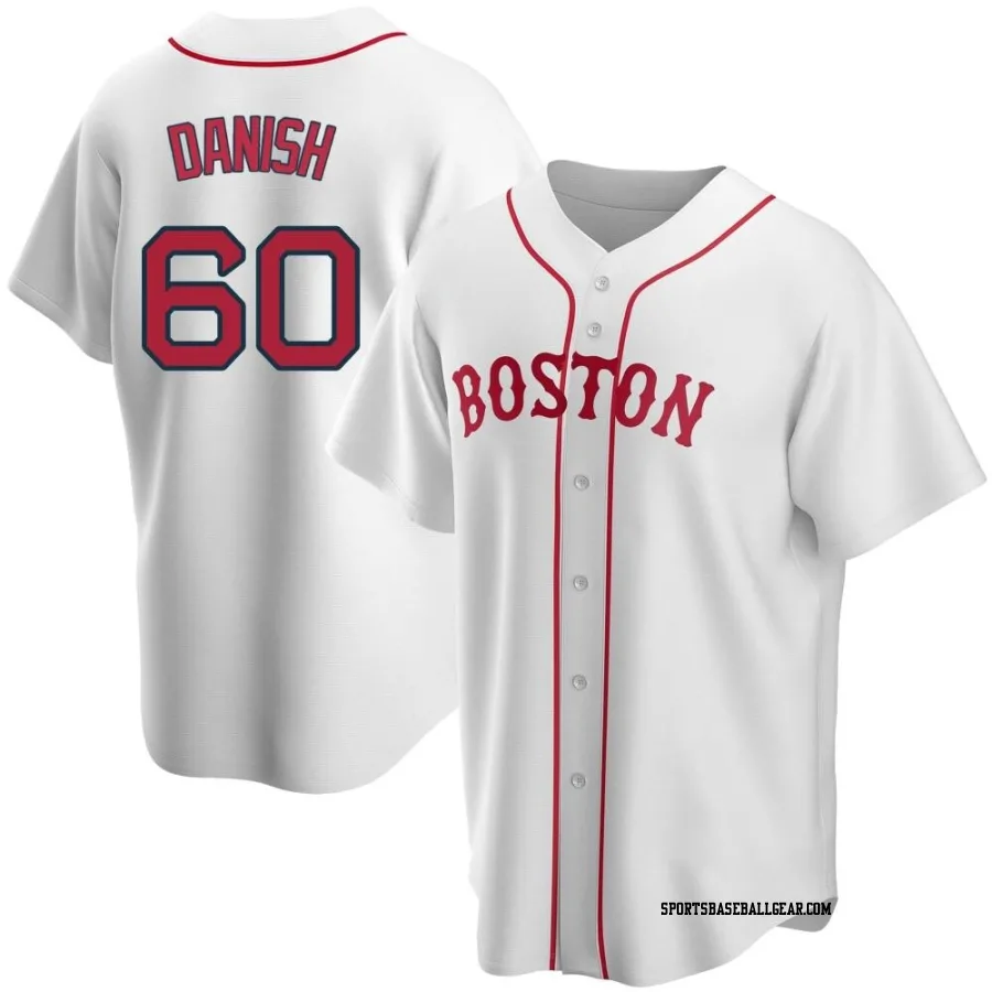 Tyler Danish Youth Boston Red Sox White Replica Alternate Jersey
