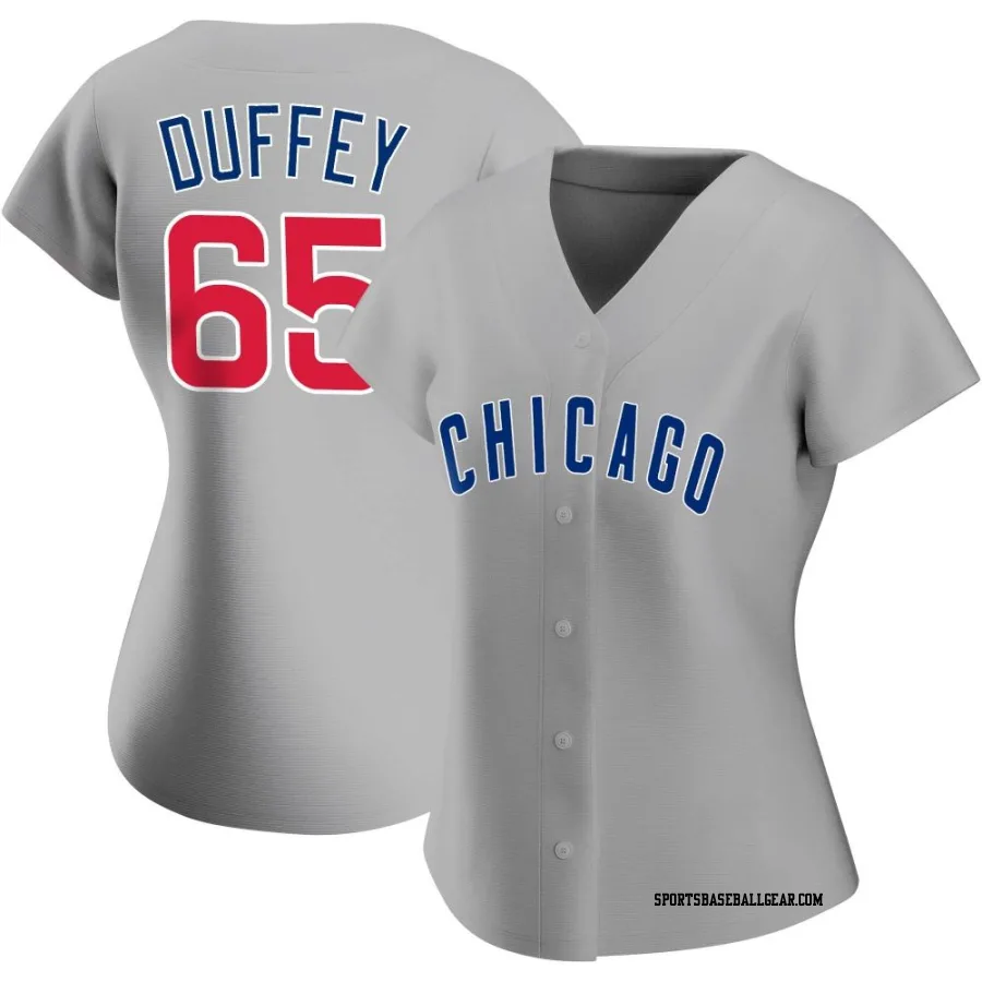 Tyler Duffey Women's Chicago Cubs Gray Replica Road Jersey