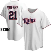 Tyler Duffey Youth Minnesota Twins White Replica Home Jersey