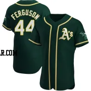 Tyler Ferguson Men's Oakland Athletics Green Authentic Alternate Jersey