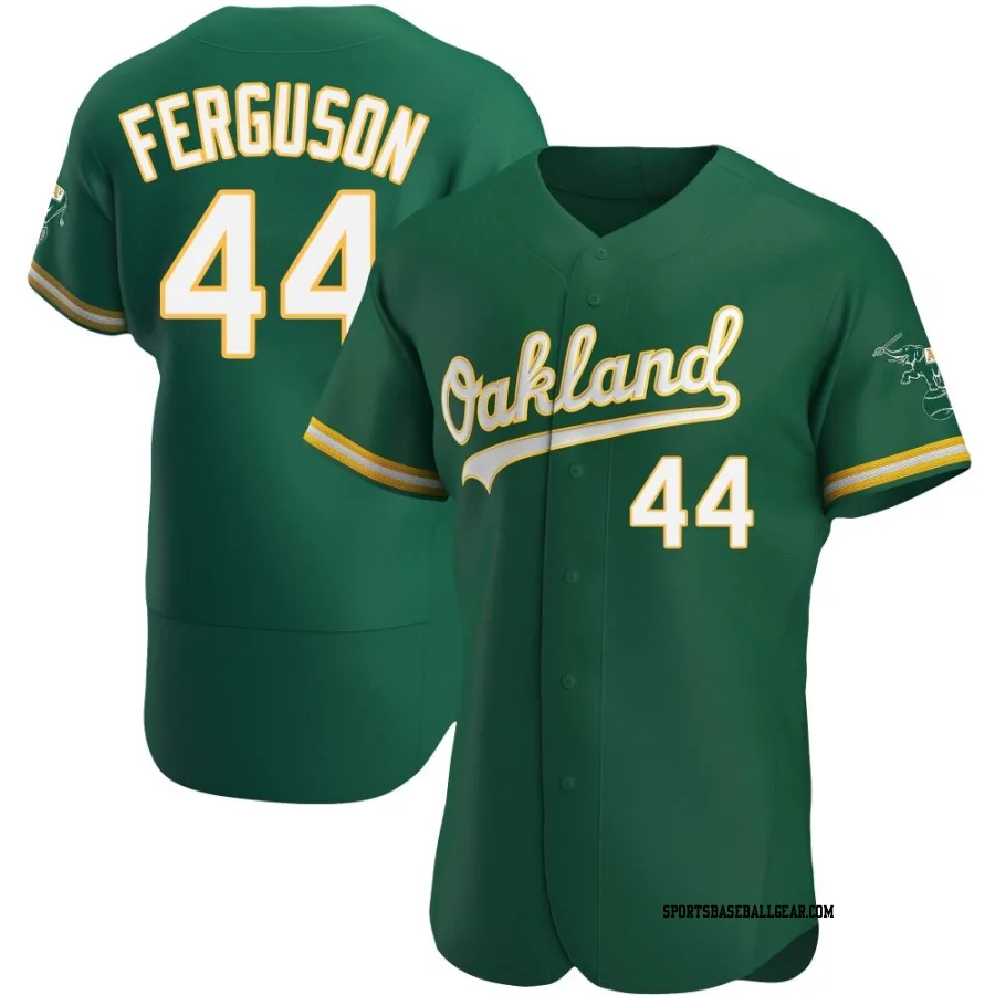 Tyler Ferguson Men's Oakland Athletics Green Authentic Kelly Alternate Jersey