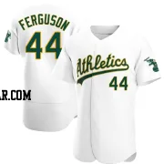 Tyler Ferguson Men's Oakland Athletics White Authentic Home Jersey