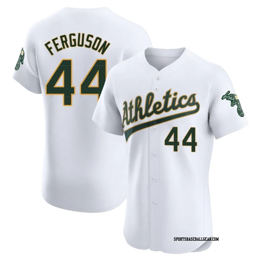 Tyler Ferguson Men's Oakland Athletics White Elite Home Jersey