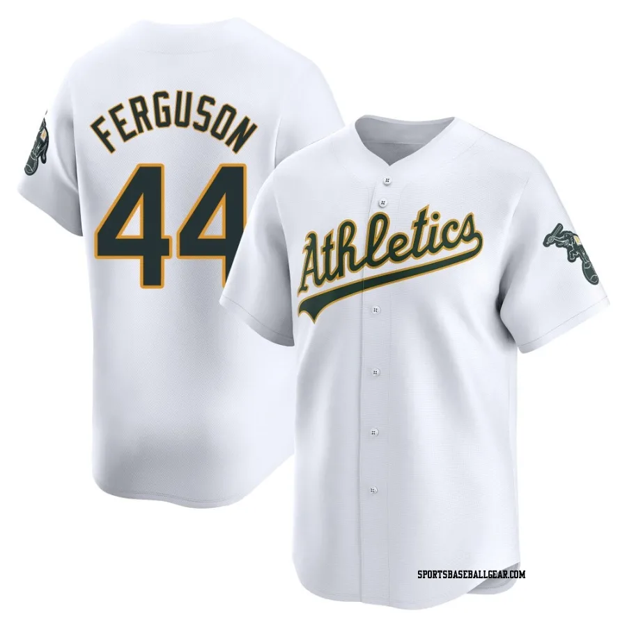 Tyler Ferguson Youth Oakland Athletics White Limited Home Jersey